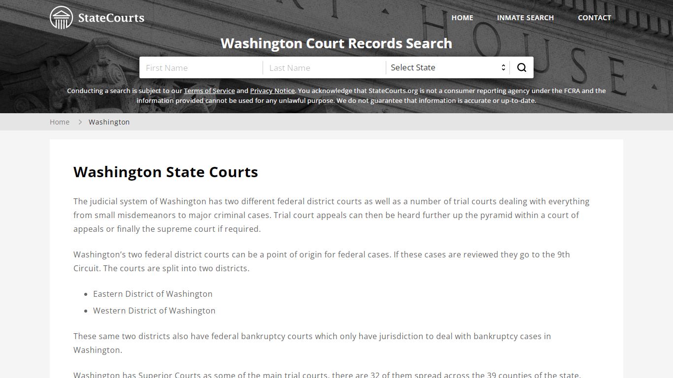 Washington Court Records - WA State Courts